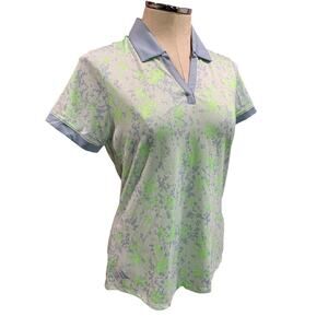 Medium Adidas Women’s Golf Performance Jacquard Polo Shirt IB2081